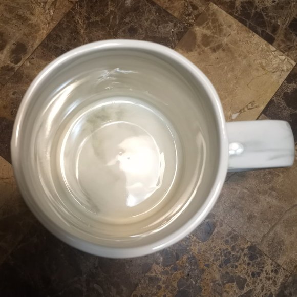 Anthropologie Marbled Monogram "Letter T" Mug - Picture 3 of 5